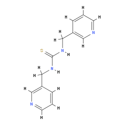 1,3-Bis(3-Pyridylmethyl)-2-Thiourea structure