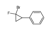 (2-Bromo-2-fluorocyclopropyl)benzene结构式