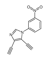 4,5-diethynyl-1-(3-nitrophenyl)-1H-imidazole Structure