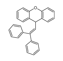 9-(2,2-diphenyl-vinyl)-xanthene结构式