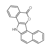 Benzo[e][2]benzopyrano[4,3-b]indol-5(13H)-one Structure