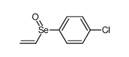 p-chlorophenyl vinyl selenoxide Structure