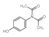 Acetamide,N-acetyl-N-(4-hydroxyphenyl)- structure