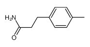 Benzenepropanamide, 4-Methyl-结构式