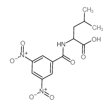 L-Leucine,N-(3,5-dinitrobenzoyl)- structure