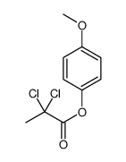 (4-methoxyphenyl) 2,2-dichloropropanoate结构式