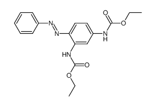 2,4-bis(ethoxycarbonylamino)azobenzene结构式