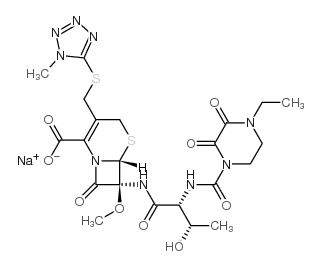 Cefbuperazone sodium structure