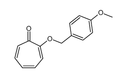 2-(4-methoxyphenylmethoxy)tropone结构式