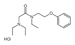 2-(diethylamino)-N-ethyl-N-(2-phenoxyethyl)acetamide,hydrochloride结构式