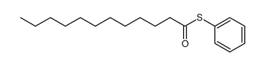 S-phenyl dodecanethioate结构式