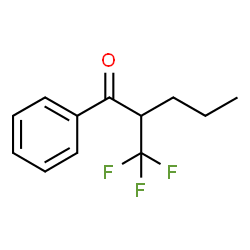 1-PHENYL-2-(TRIFLUOROMETHYL)PENTAN-1-ONE结构式