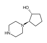 (1R,2R)-2-(1-哌嗪)环戊醇结构式