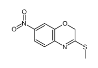 3-methylsulfanyl-7-nitro-2H-1,4-benzoxazine结构式