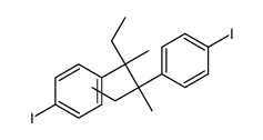 1-iodo-4-[4-(4-iodophenyl)-3,4-dimethylhexan-3-yl]benzene Structure