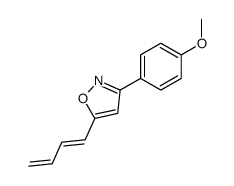 5-buta-1,3-dienyl-3-(4-methoxyphenyl)-1,2-oxazole Structure