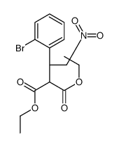 diethyl 2-[(1R)-1-(2-bromophenyl)-2-nitroethyl]propanedioate结构式