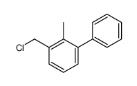 1-(chloromethyl)-2-methyl-3-phenylbenzene structure