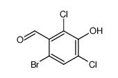 6-bromo-2,4-dichloro-3-hydroxy-benzaldehyde结构式