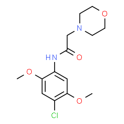 N-(4-CHLORO-2,5-DIMETHOXYPHENYL)-2-MORPHOLINOACETAMIDE picture