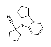 1-(2,3,3a,8b-tetrahydro-1H-cyclopent[b]indol-4-yl)-cyclopentanecarbonitrile Structure