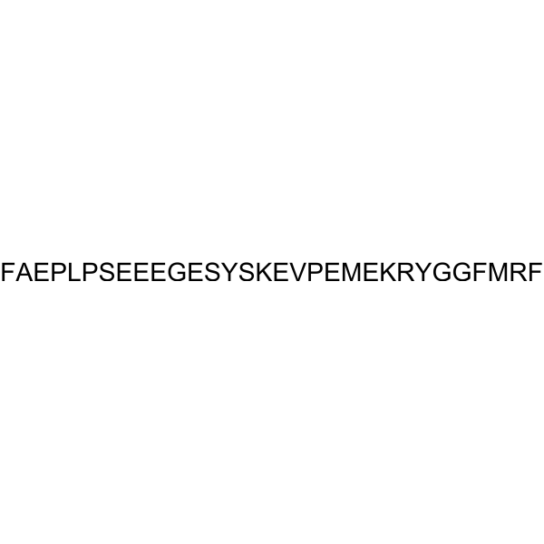 Peptide B, bovine Structure