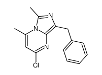 8-benzyl-2-chloro-4,6-dimethylimidazo[1,5-a]pyrimidine Structure