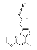 ethyl 3-[5-(2-azidopropyl)thiophen-2-yl]but-2-enoate Structure