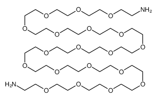 O,O'-BIS(2-AMINOETHYL)OCTADECAETHYLENE GLYCOL Structure