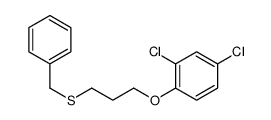 1-(3-benzylsulfanylpropoxy)-2,4-dichlorobenzene结构式