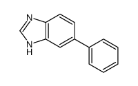 1H-Benzimidazole,6-phenyl-(9CI) structure