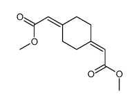 methyl 2-[4-(2-methoxy-2-oxoethylidene)cyclohexylidene]acetate结构式