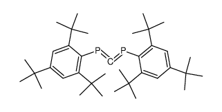 1,3-bis(2,4,6-tri-t-butylphenyl)-1,3-diphosphaallene结构式