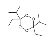 3,6-diethyl-3,6-di(propan-2-yl)-1,2,4,5-tetraoxane Structure