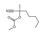 [(2R)-2-cyanoheptan-2-yl] methyl carbonate结构式