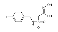 2-[(4-fluorophenyl)methylsulfamoyl]-N-hydroxyacetamide结构式