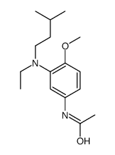 N-[3-[ethyl(3-methylbutyl)amino]-4-methoxyphenyl]acetamide Structure