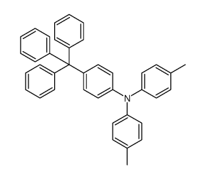 Benzenamine, N,N-bis(4-methylphenyl)-4-(triphenylmethyl)结构式