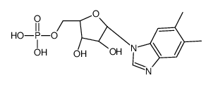 N(1)-(5-phosphoribosyl)-5,6-dimethylbenzimidazole结构式