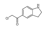 2-chloro-1-(indolin-5-yl)ethanone结构式