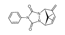 11,11-Dimethyl-10-methylen-4-phenyl-2,4,6-triazatricyclo<5.3.1.02,6>undec-8-en-3,5-dion Structure