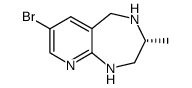 (R)-7-bromo-3-methyl-2,3,4,5-tetrahydro-1H-pyrido[2,3-e][1,4]diazepine Structure