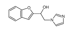 1-Benzofuran-2-yl-2-imidazol-1-yl-ethanol Structure