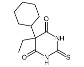 5-ethyl-5-cyclohexyl-2-thio-barbituric acid结构式