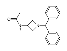 N-[1-(diphenylmethyl)azetidin-3-yl]acetamide结构式