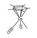 {(η5-C5Me5)Os(CO)2Me} Structure