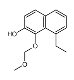 8-ethyl-1-(methoxymethoxy)naphthalen-2-ol结构式