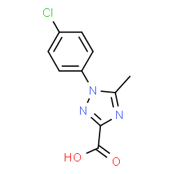 1-(4-Chlorophenyl)-5-methyl-1H-1,2,4-triazole-3-carboxylic acid Structure