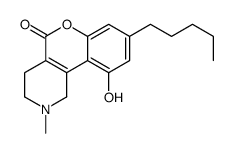 1,2,3,4-Tetrahydro-10-hydroxy-2-methyl-8-pentyl-5H-[1]benzopyrano[4,3-c]pyridin-5-one picture