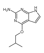 2-amino-4-isobutoxy-7H-pyrrolo[2,3-d]pyrimidine Structure